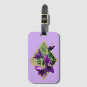 Vintage Gladiole  Gepäckanhänger Luggage Tag