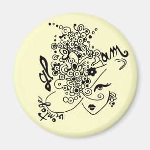 Vintage Glam Magnet