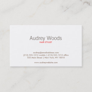 VINTAGE GLAM PEACOCK (Red/Brown) Business Card