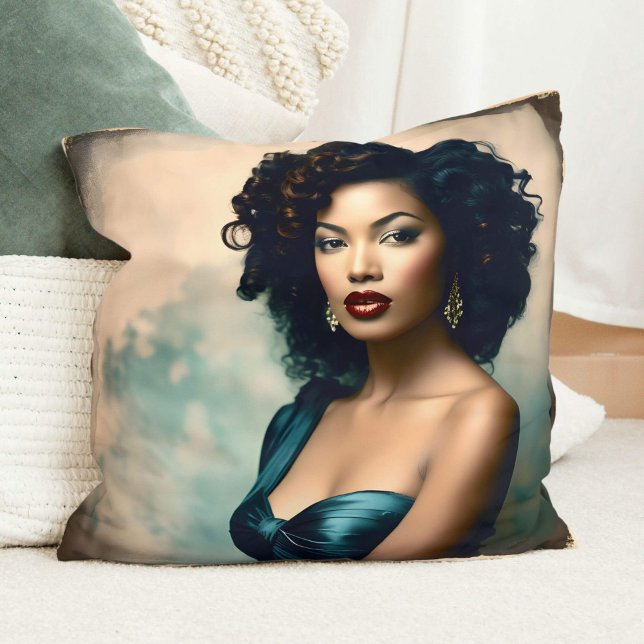 Vintage Glamour Classic Hollywood Inspired Cushion (Creator Uploaded)