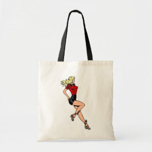 Vintage Glamour Girl Next Door, Blonde Blombshell Tote Bag