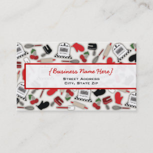 Vintage Glamour Kitchen Business Card