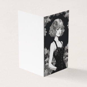 Vintage Glamour Little Black Dress LBD Blank