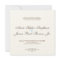 Vintage Glamour Modern Wedding Invitation