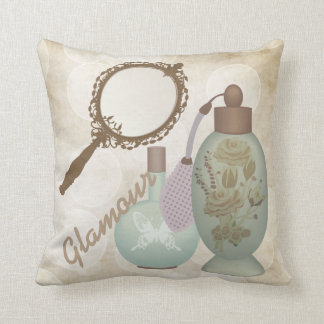 Vintage Glamour Perfumes Cushion