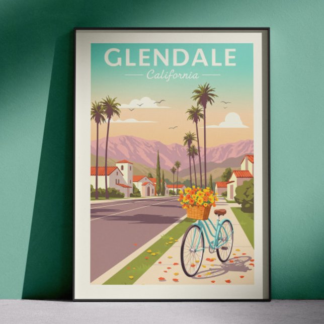 Vintage Glendale California Poster (Creator Uploaded)