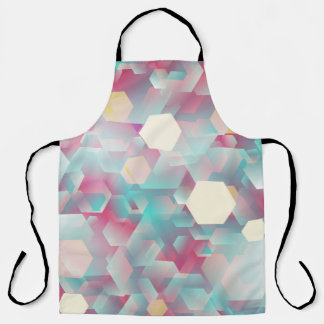 Vintage Glittering Confetti Background. Apron