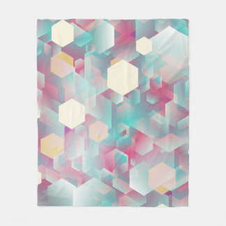 Vintage Glittering Confetti Background. Fleece Blanket