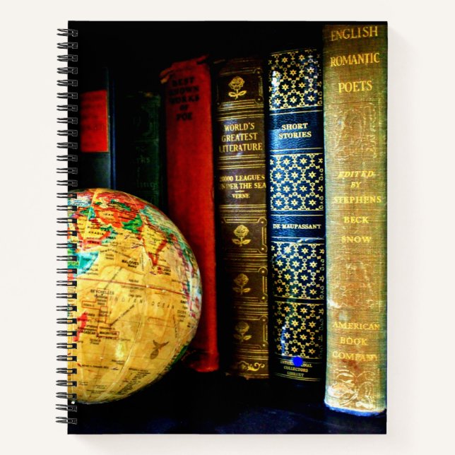 Vintage Globe and Books (Front)