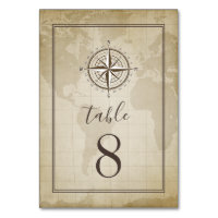 Vintage Globe Nautical Compass Wedding