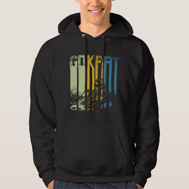 Vintage Go Kart Hoodie (Front)