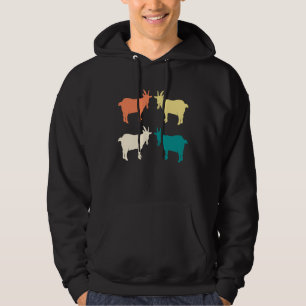 Vintage Goat Farm Animal Goat Hoodie