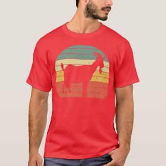 Vintage Goat Retro Animal Farm Funny Family Farmer T-Shirt