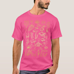 Vintage Gold Animal Lover Fashion T-Shirt