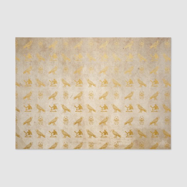 Vintage Gold Egyptian Paper Print (Front)