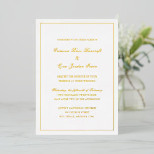 Vintage Gold Elegant Wedding