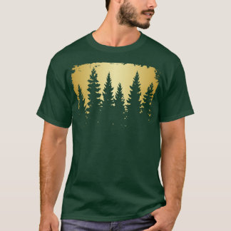 Vintage Gold Forest T-Shirt