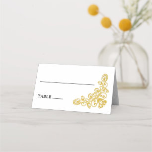 Vintage Gold Place Card
