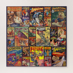 VINTAGE GOLDEN AGE MAGAZINES JIGSAW PUZZLE