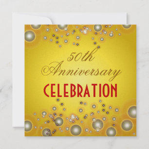 Vintage Golden Anniversary Invitations