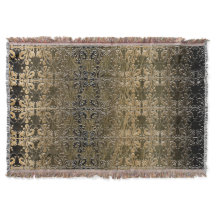 Vintage Golden Damask