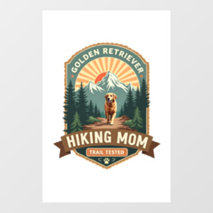 Vintage Golden Retriever Hiking Mom Trail Tested M