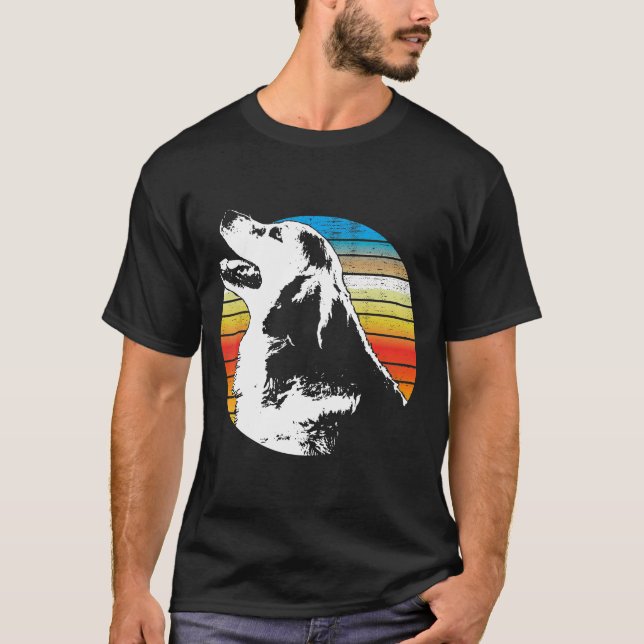 Vintage - Golden Retriever new T-Shirt (Front)