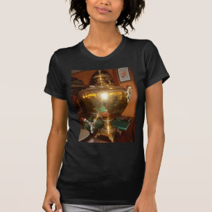 Vintage Golden Tea Pot Wall Art & Print T-Shirt