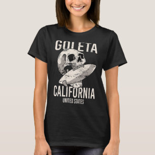 Vintage Goleta Beach California Ca Retro Surfer Sk T-Shirt