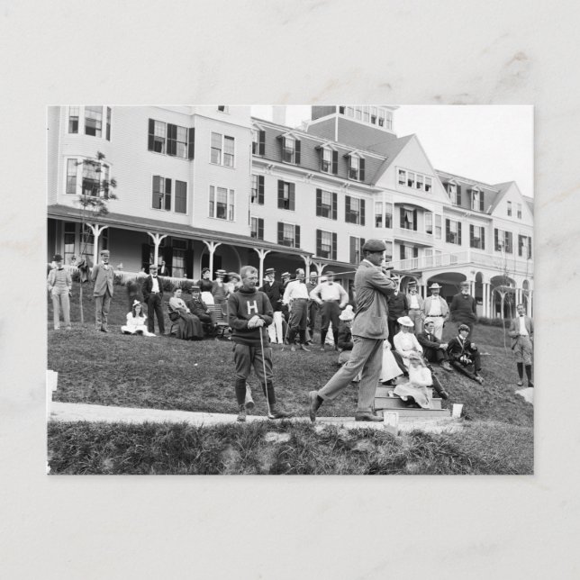 Vintage Golf, 1890s Postcard (Front)