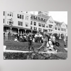 Vintage Golf, 1890s Poster