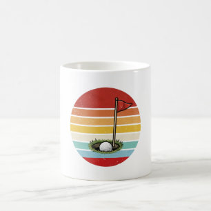 Vintage Golf Ball Hole Coffee Mug