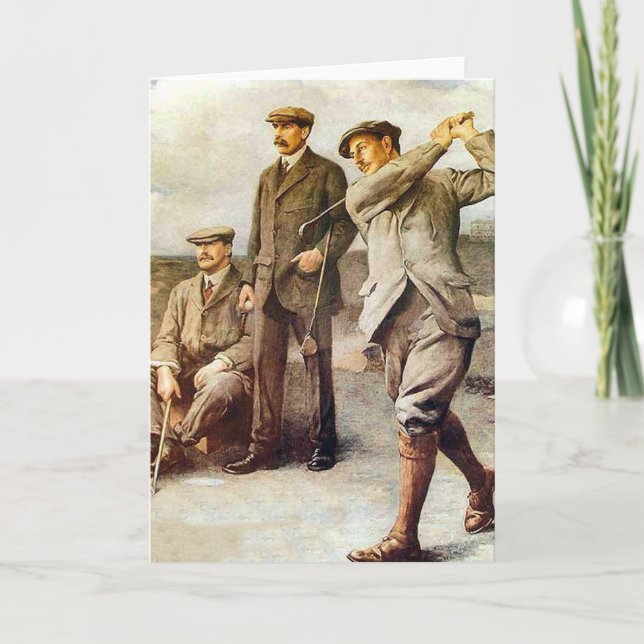 Vintage Golf Card (Front)