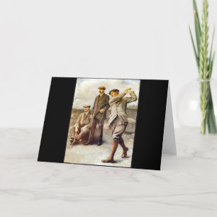 Vintage Golf Card