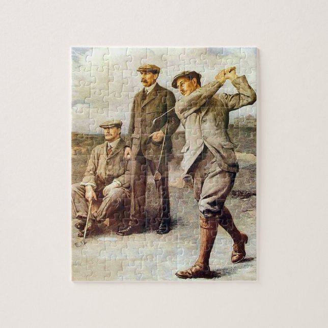 Vintage Golf Jigsaw Puzzle (Vertical)