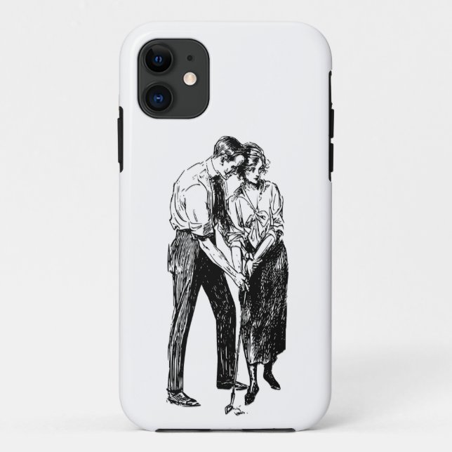 Vintage Golf Lessons Case-Mate iPhone Case (Back)