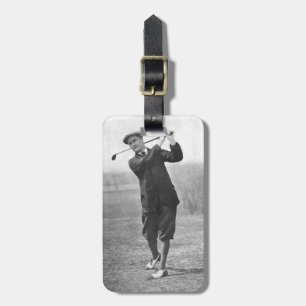 Vintage Golf Luggage Tag