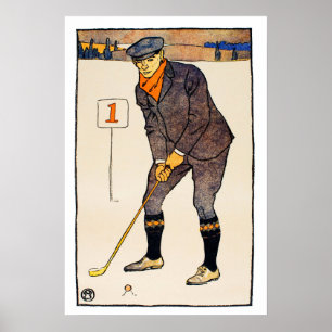 Vintage Golf Print