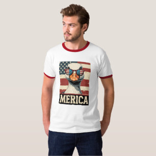 Vintage Goose Merica 4th of july patriotic T-Shirt