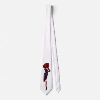 Vintage Gorgeous Glamour Girl Retro Pinup Tie