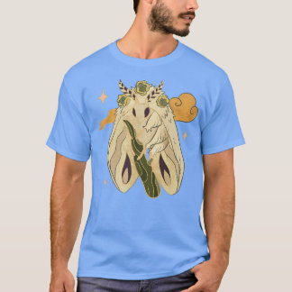 Vintage Goth Moth Insect Faecore Cottagecore Fairy T-Shirt