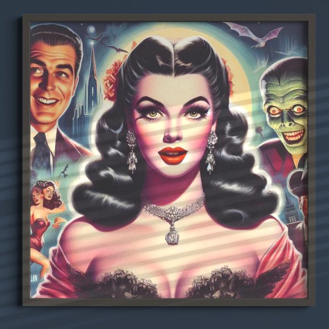 Vintage Goth Pin-up Poster (Creator Uploaded)