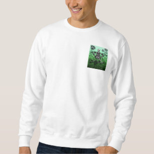 Vintage Gothic Botanical Skeleton - Dark Academia Sweatshirt
