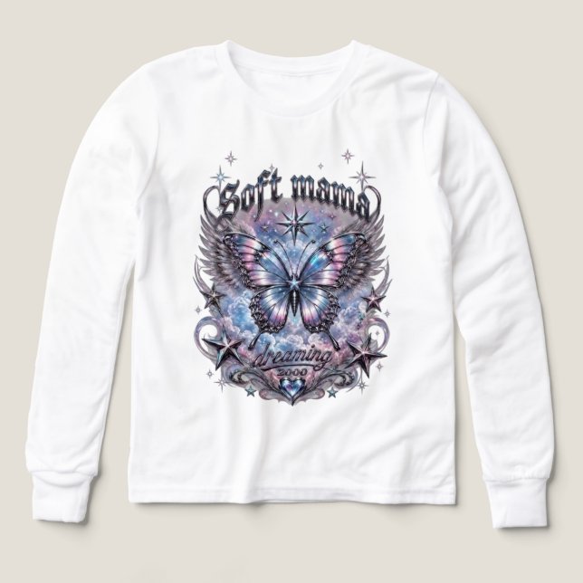 Vintage Gothic Butterfly with Wings (Design Front)
