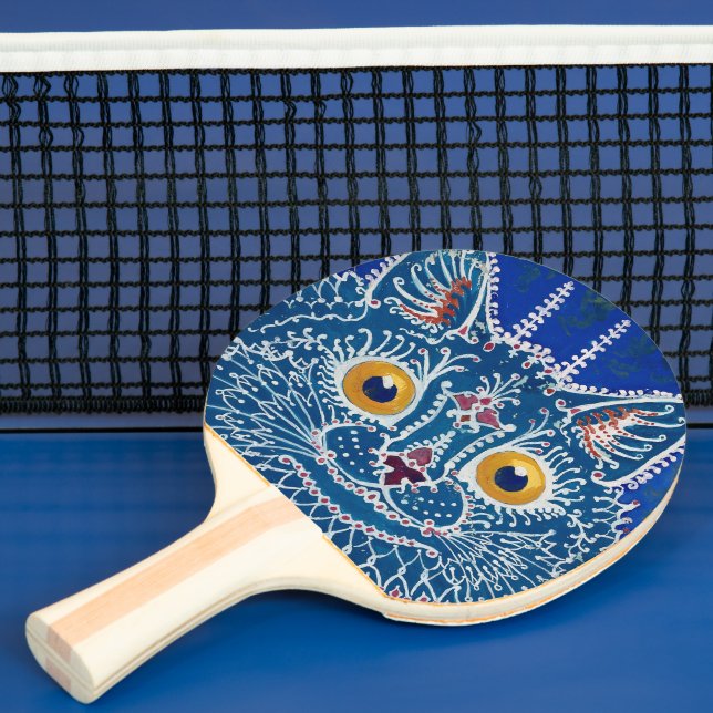 Vintage Gothic Cat (1925/1939) Ping Pong Paddle (Insitu)