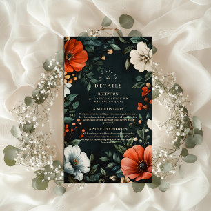 Vintage Gothic Fall Enclosure Card