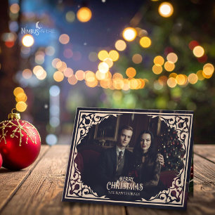Vintage Gothic Folded Holiday Card