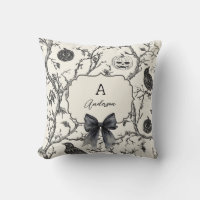 Vintage Gothic Halloween Family Name & Monogram