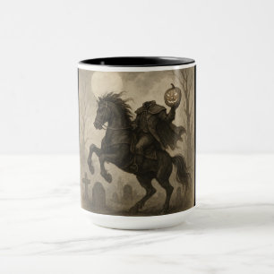 Vintage/Gothic Headless Horseman Halloween/Autumn Mug
