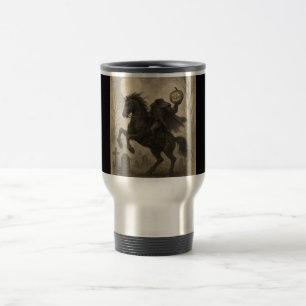 Vintage/Gothic Headless Horseman Halloween/Autumn Travel Mug